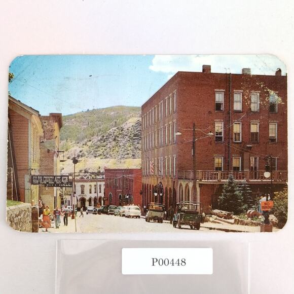 Eureka Street Teller House Central City Colorado 1950s Postcard Mining Town - Picture 1 of 2